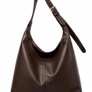 Women's Large PU Leather Hobo Shoulder Bag