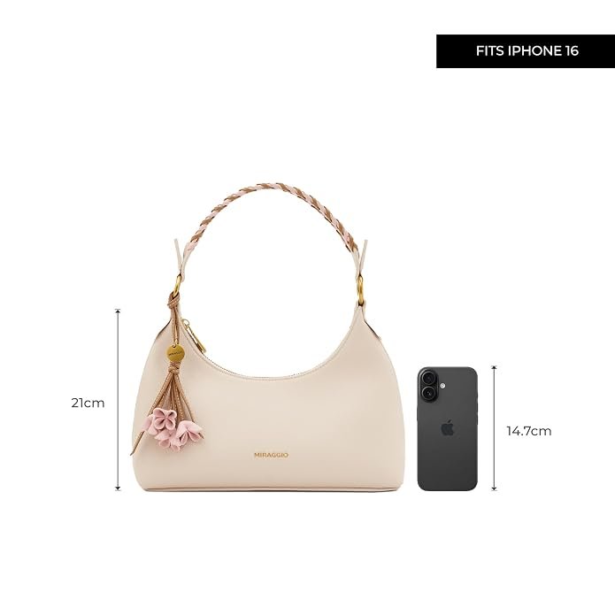Miraggio Vanilla Shoulder Bag For Women - Image 3